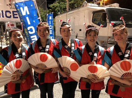 今年も蝶六踊り街流しに参加！