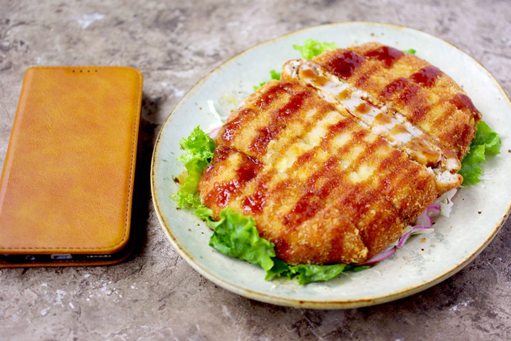 「びっくり揚げ　こぼう」de 特大鶏牛蒡メンチカツレツ♪