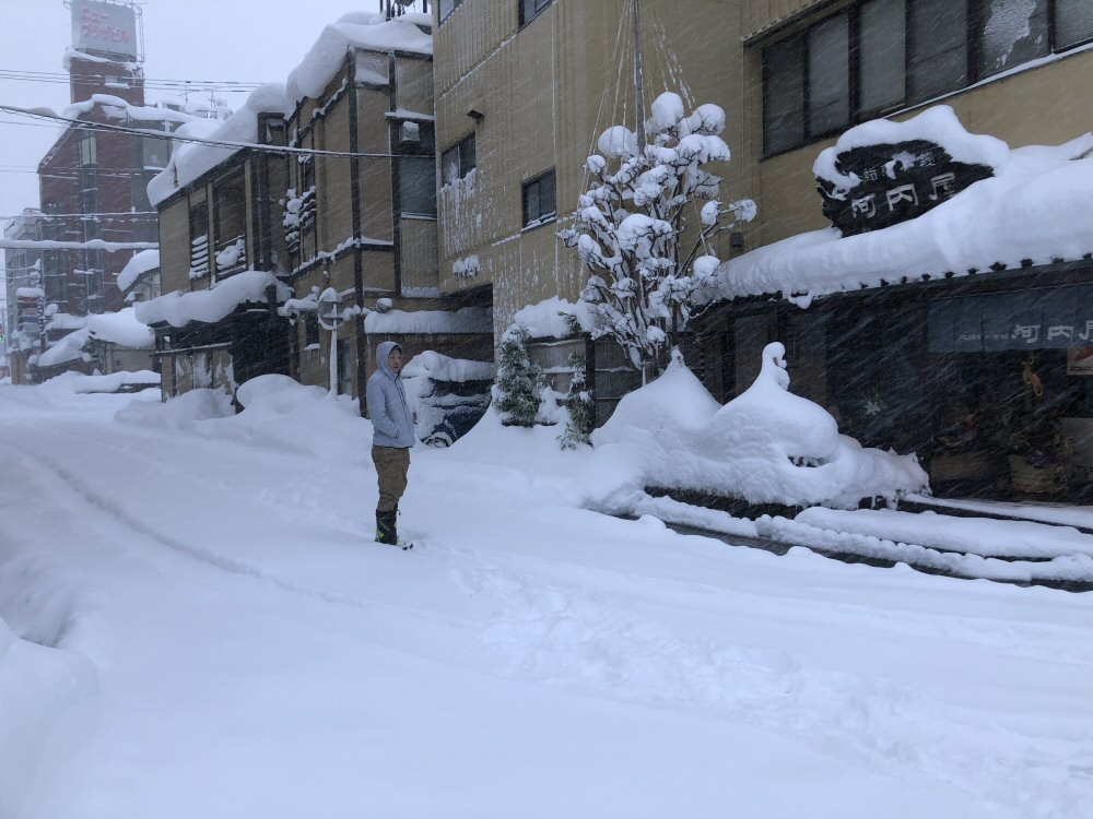 魚津は積雪78cmで県内で一番積雪が少ないとのこと！