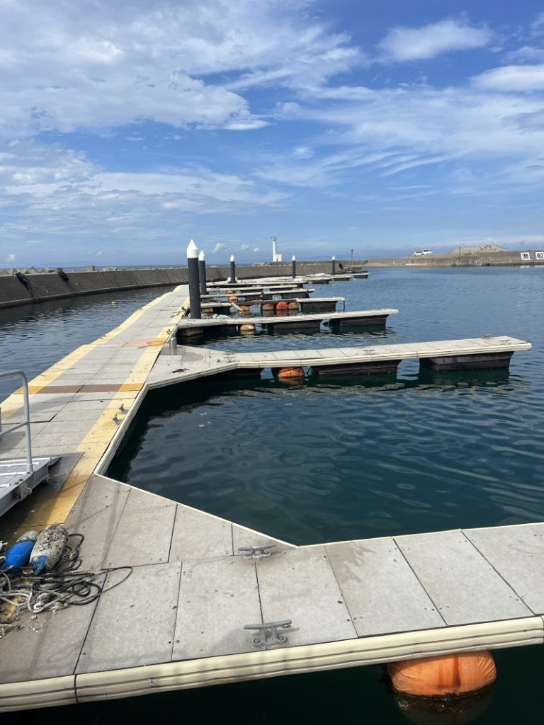 ついに経田漁港浮桟橋更新工事が始まります！