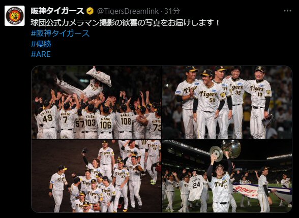 阪神タイガース！優勝おめでとうございます！ | 河内屋ブログ | 鮨蒲