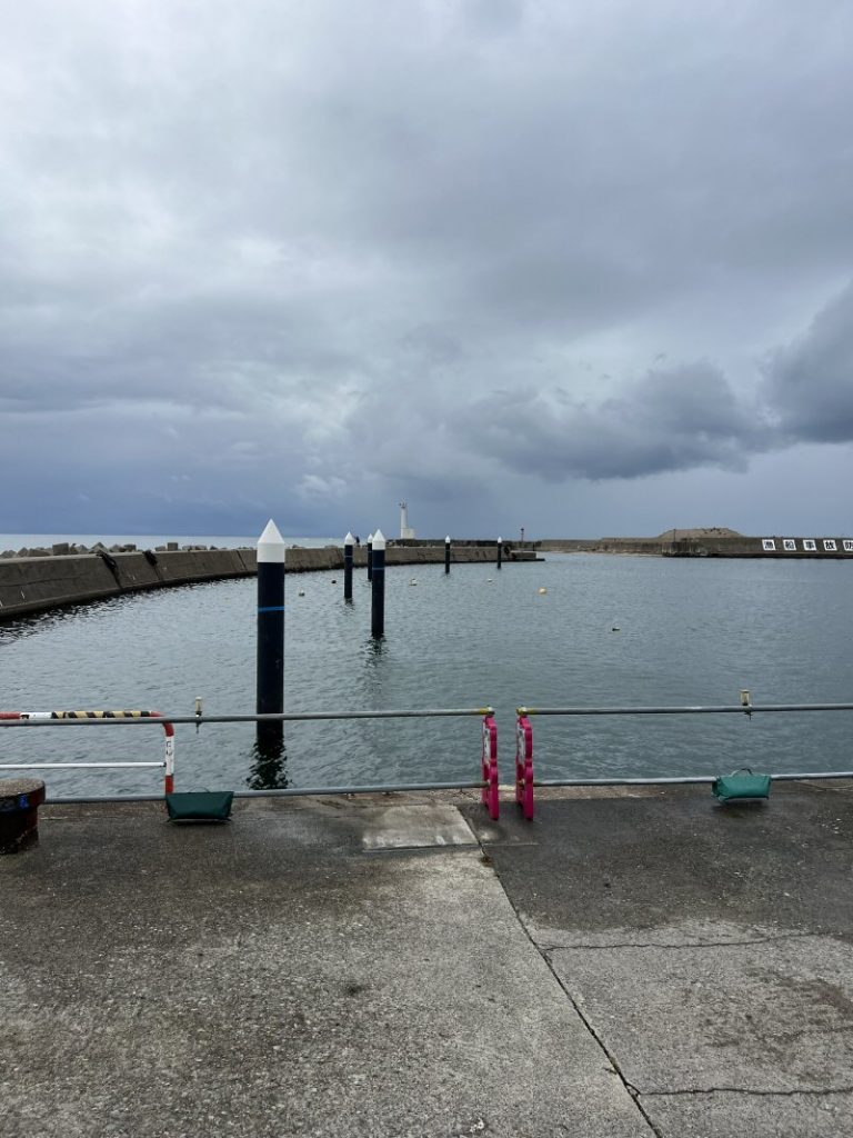 経田マリーナの桟橋が撤去されました！