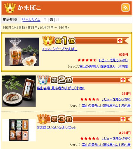 かまぼこランキング2011年1月5日更新.jpg