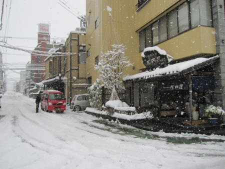 また雪が積もりました