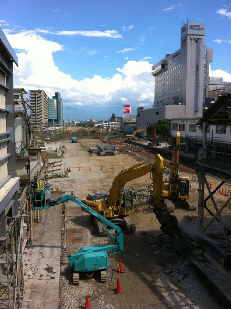 北陸新幹線、富山駅工事