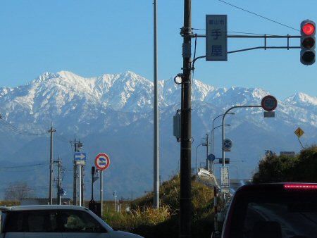 富山は快晴、素晴らしい天気でした！