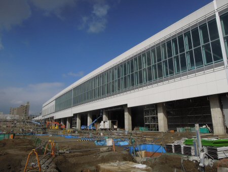 新富山駅は迫力あります！