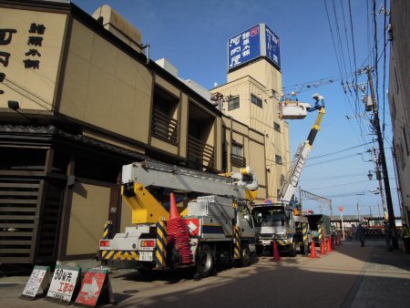 連休があると必ず工場の改修工事･･･